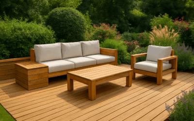 5 idées d’aménagements extérieurs en bois pour sublimer votre jardin